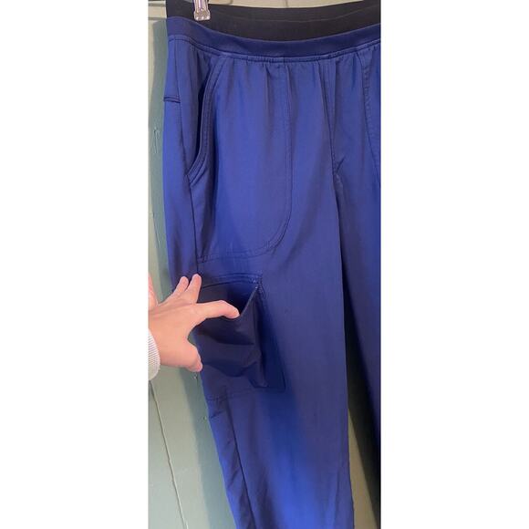 Scrubology Navy Blue Scrubs Womens Size XS/ Small Medical Clinical Work Career - Picture 11 of 15